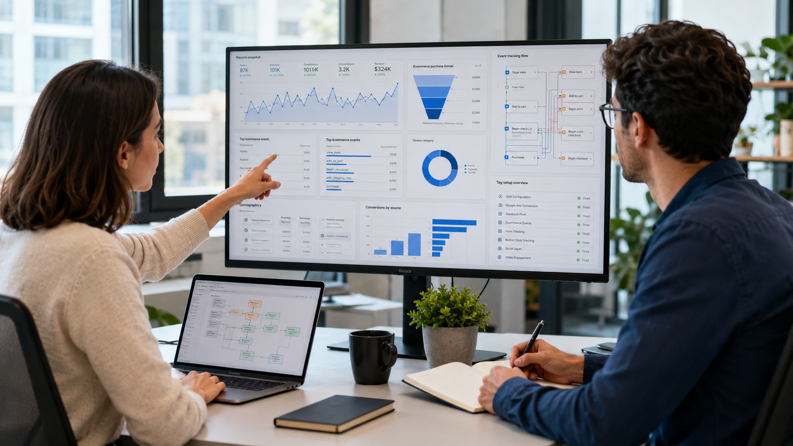 Google Analytics & Google Tag Manager Setup project interface preview