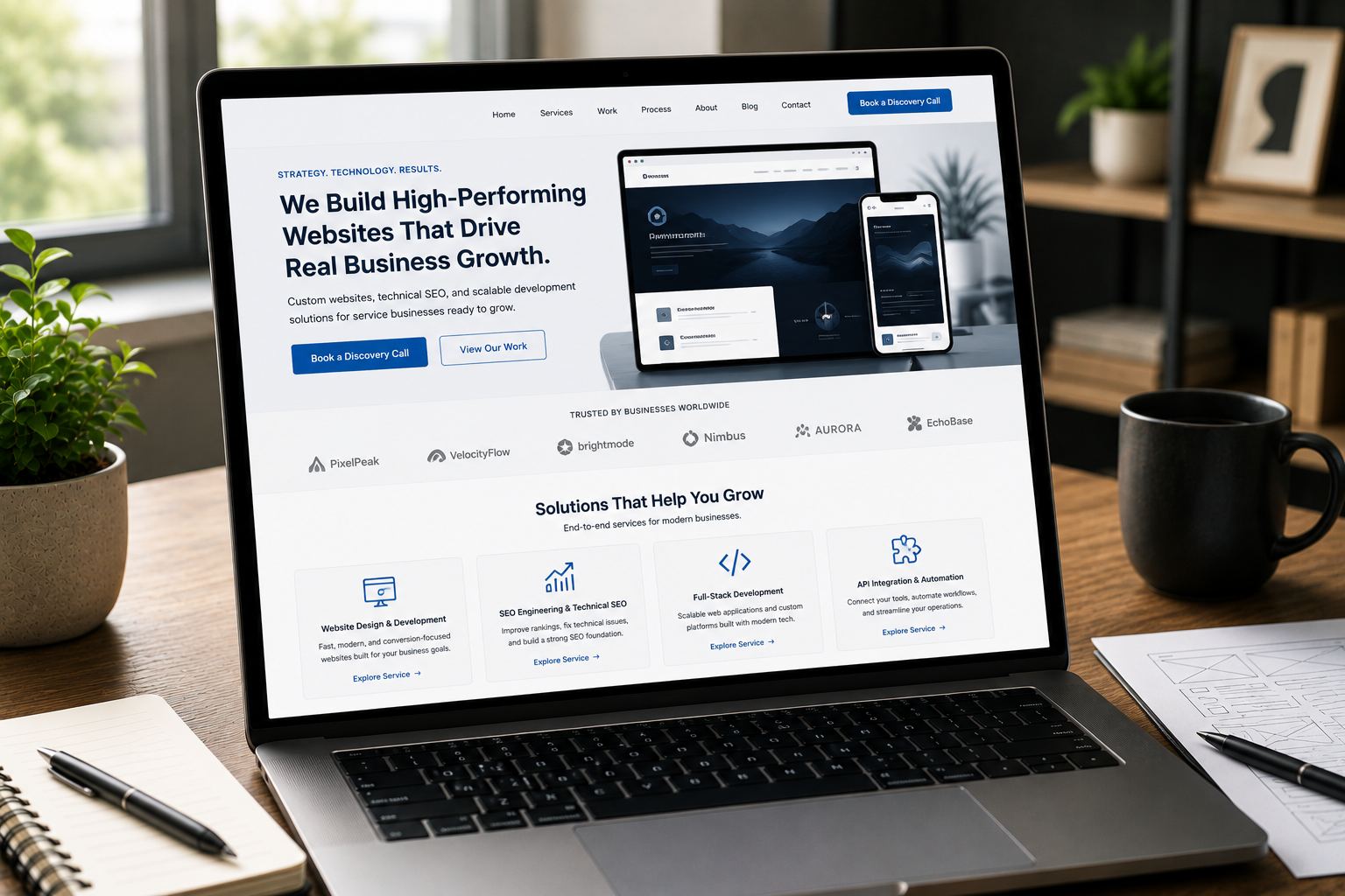 Homepage Sections Every Service Business Website Actually Needs
