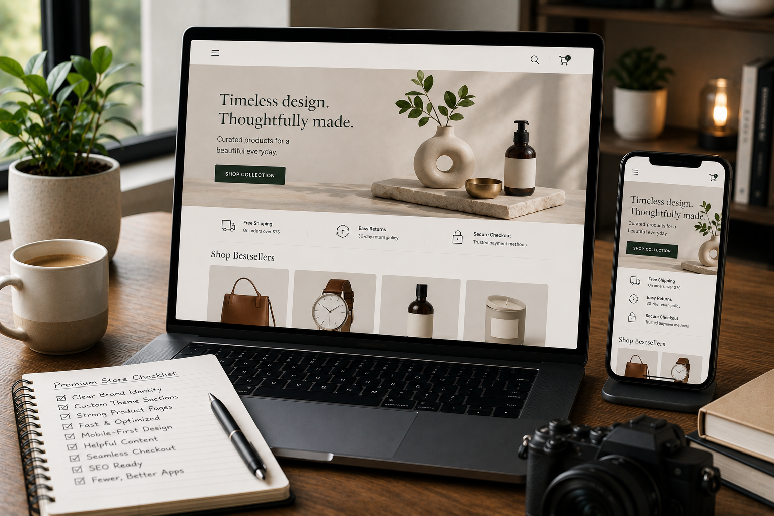 How to Make a Shopify Store Look Premium Without Installing 20 Apps