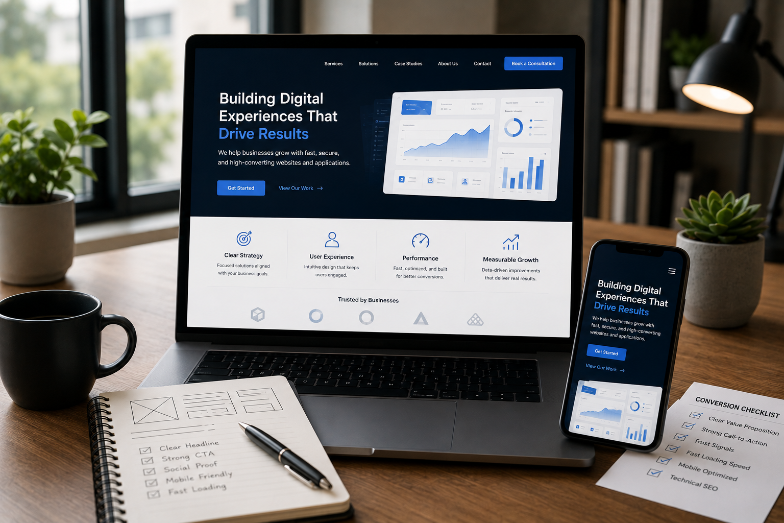 Why Most Business Websites Look Good but Still Fail to Convert