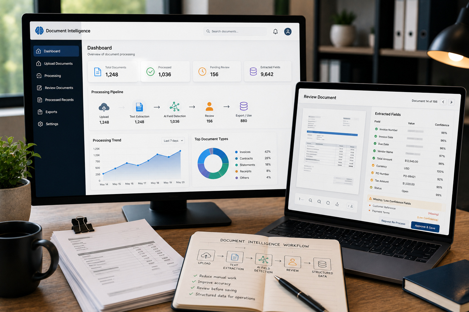 AI Document Intelligence Workflow