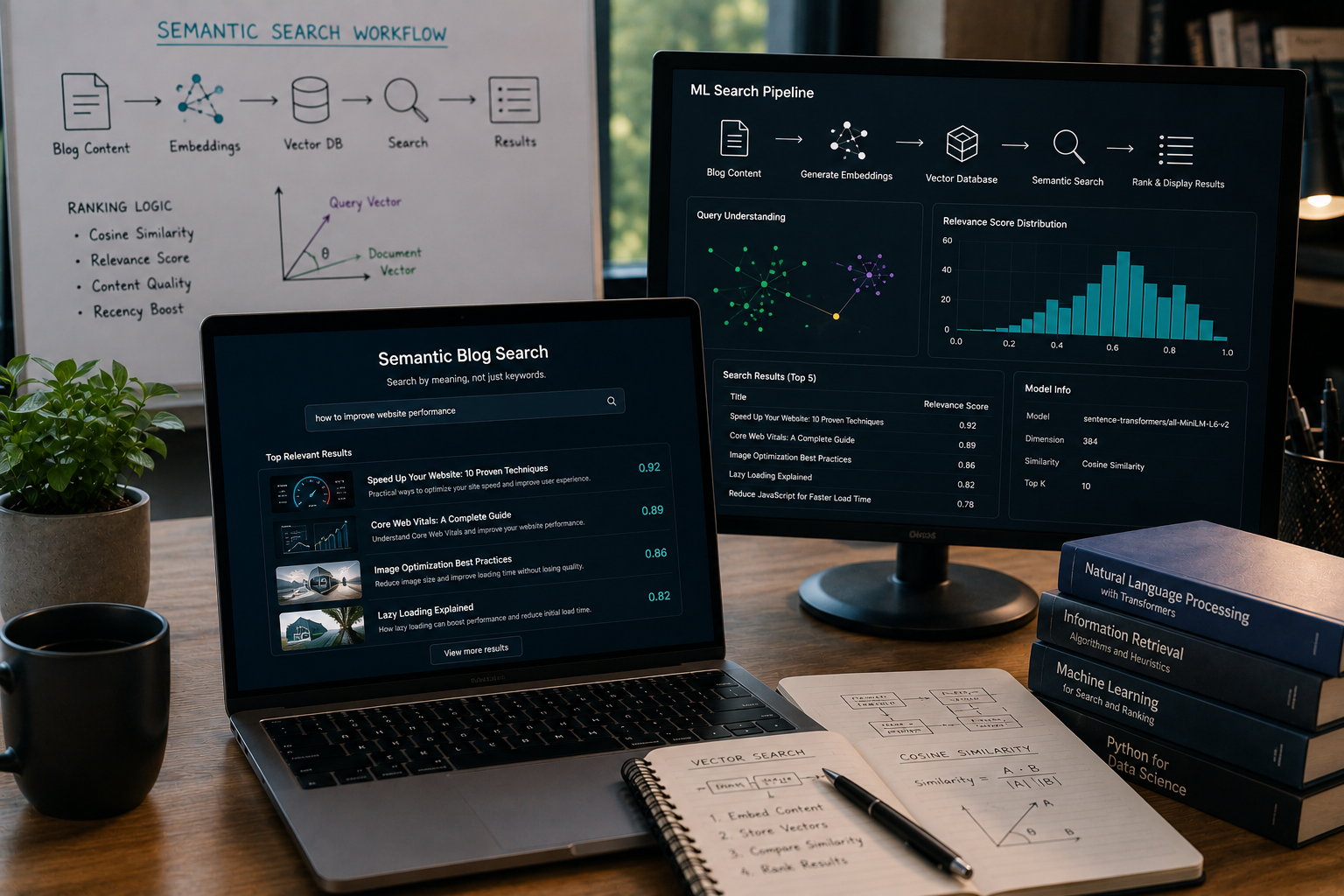 ML-Powered Blog Search System