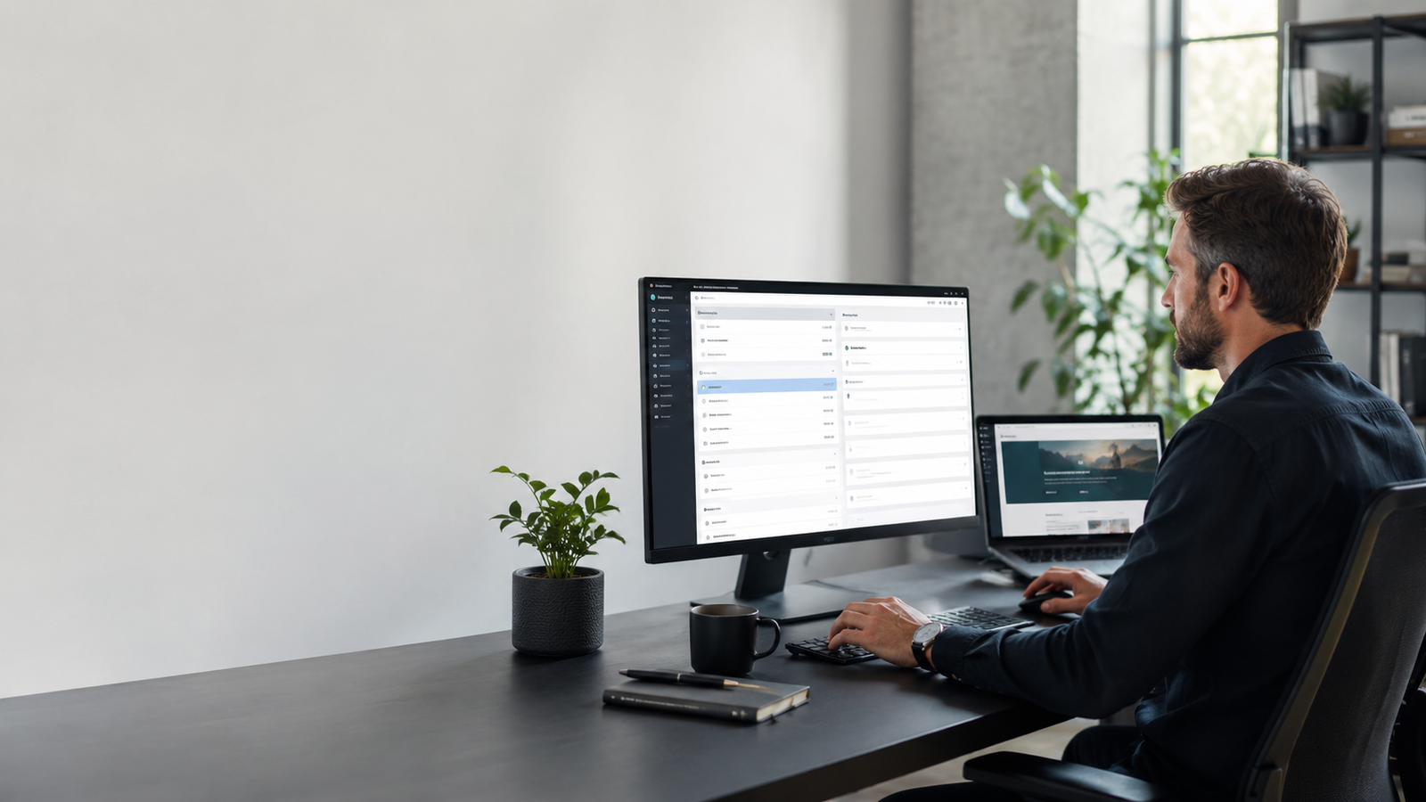 WordPress Development planning workspace
